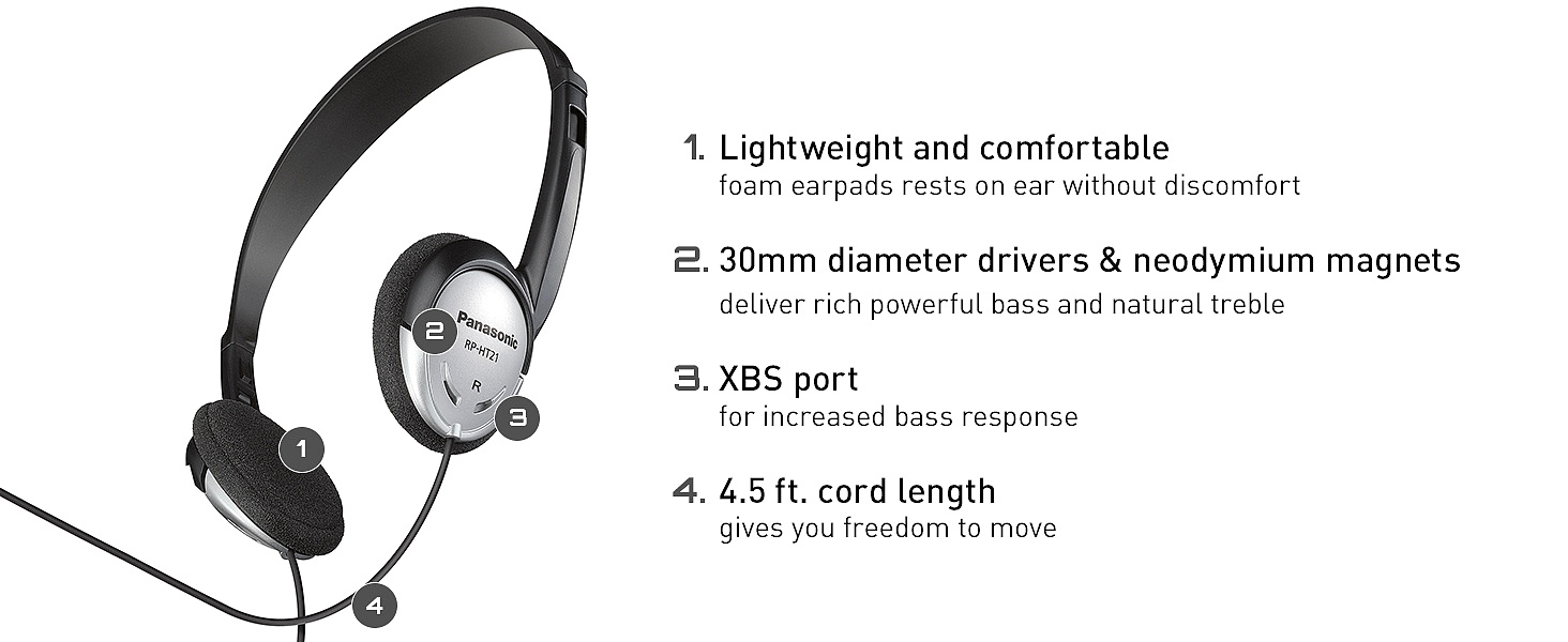  Panasonic RP-HT21 Headphones  