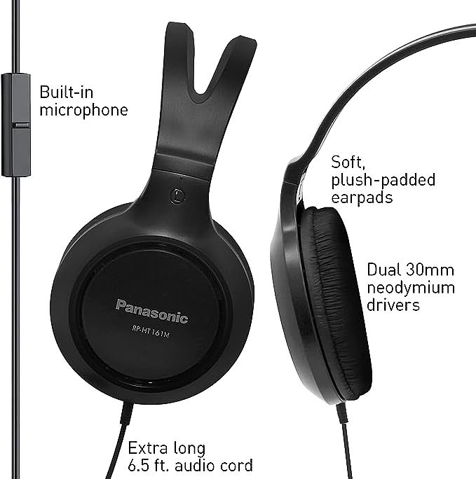  Panasonic RP-HT161M Headphones 