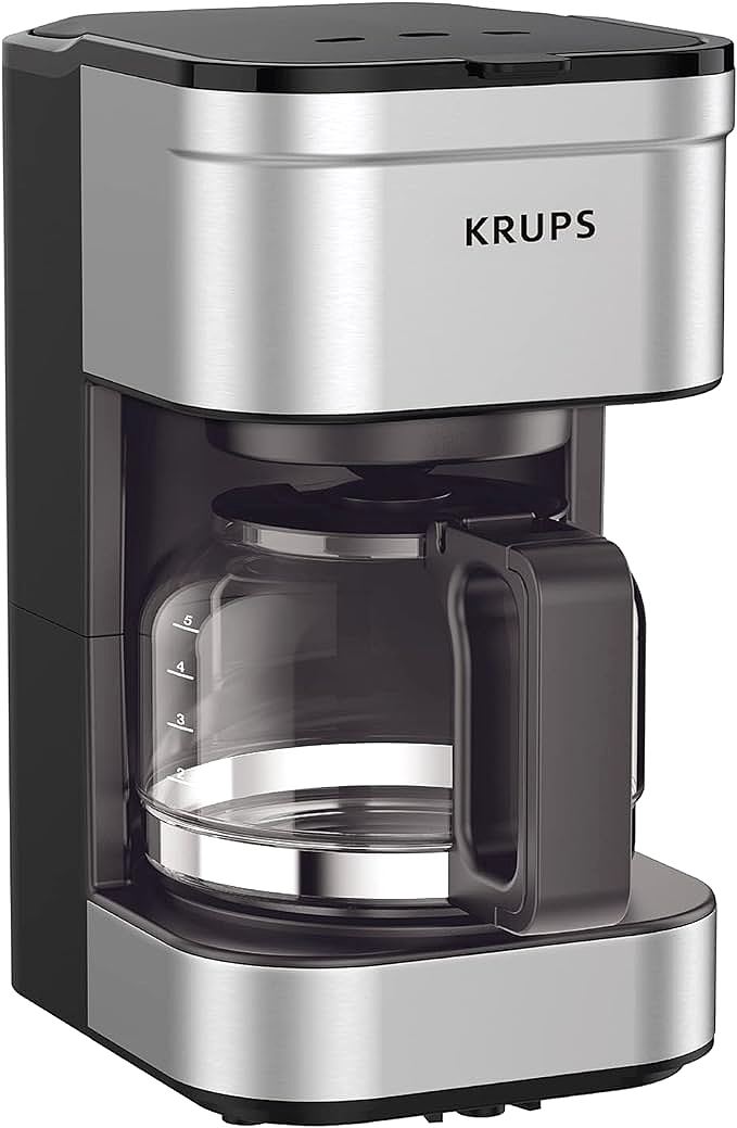 Krups Simply Brew Stainless Steel Coffee Maker: A Compact and Quality Choice