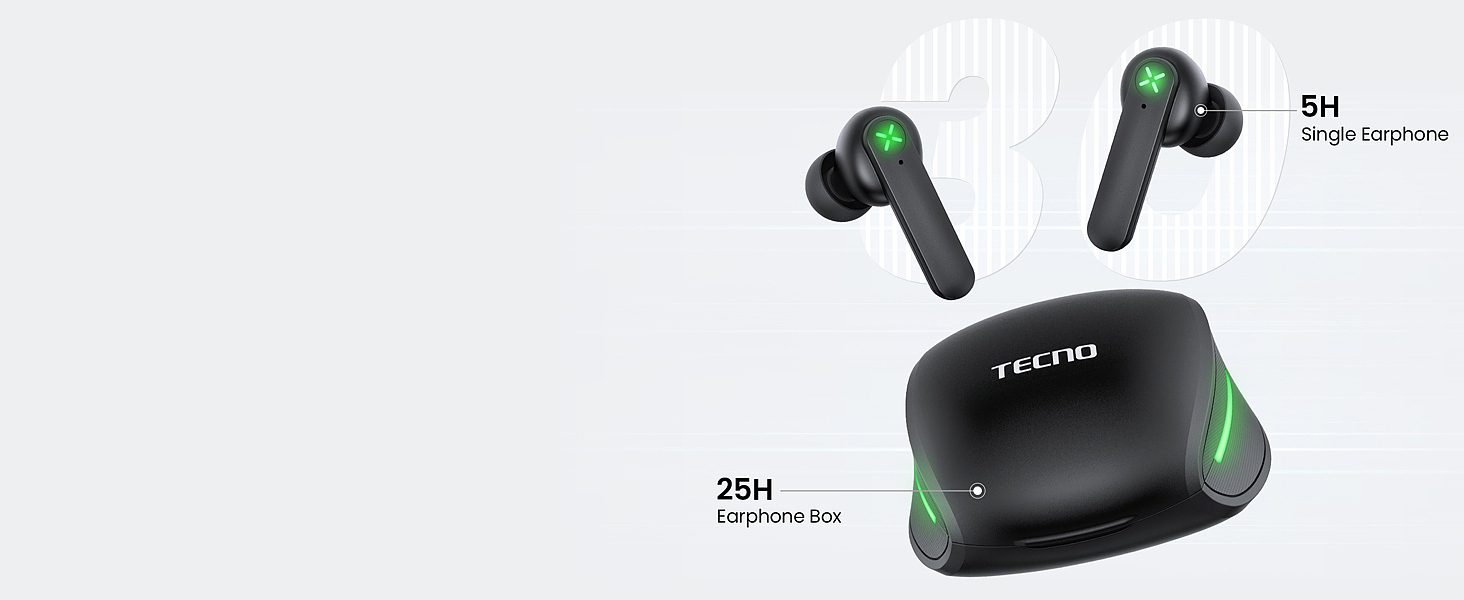  Tecno G01 Gaming Earbuds        
