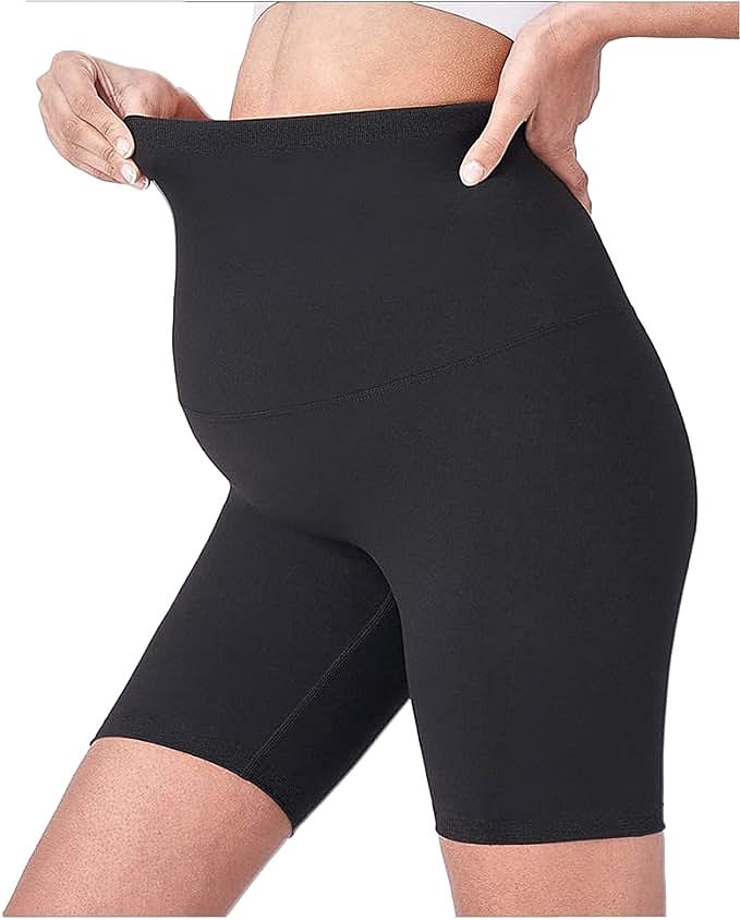  OQQ Women's 2-Pack Maternity Athletic Shorts 