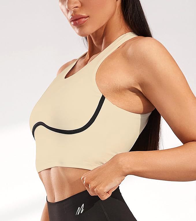  Move With You High Neck Longline Sports Bra  