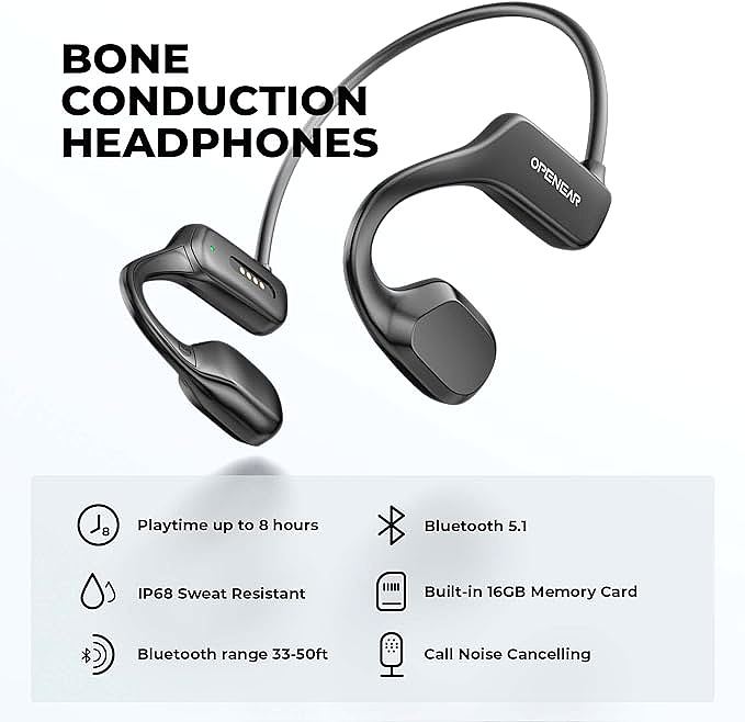  fojep AS18 Bone Conduction Headphones    