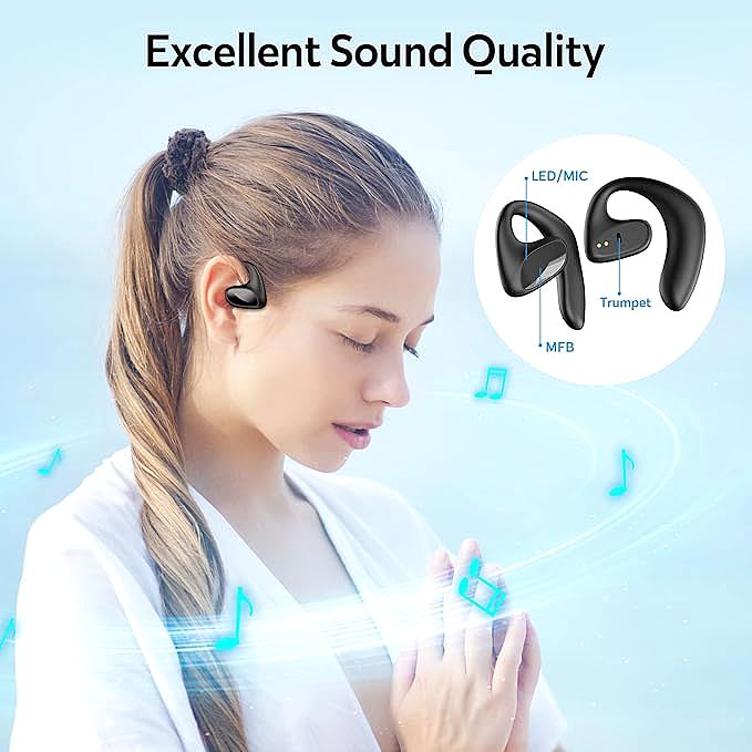  CioDat Q10 Open Ear Headphones    