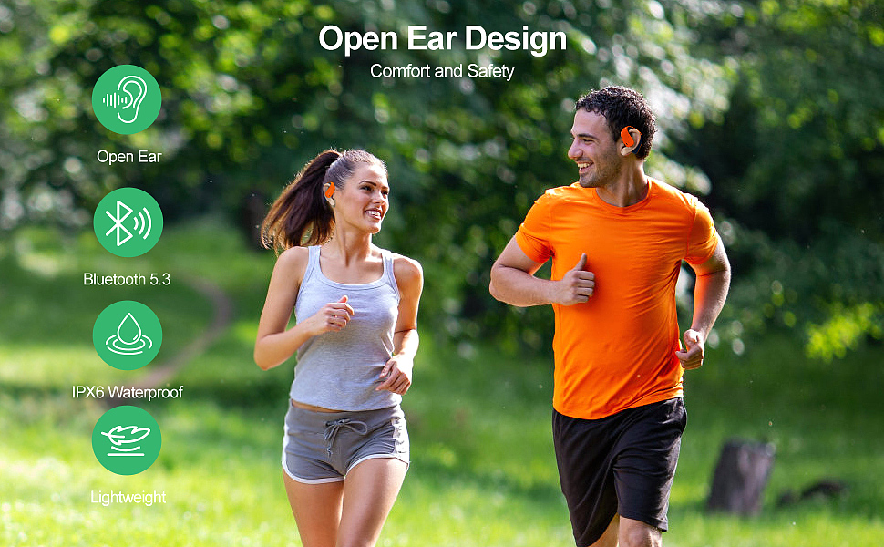  Qaekie T22 Open Ear Headphones      
