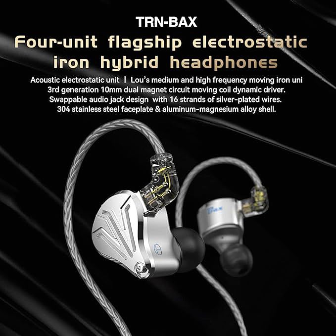  HiFiGo TRN BAX Four-Unit Flagship Headphones 