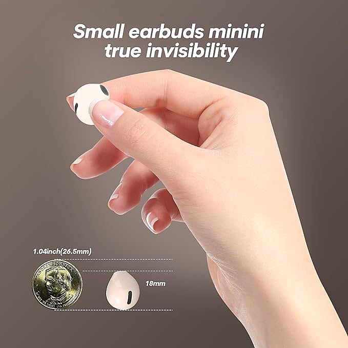 TTBESMI Invisible Tiny Wireless Earbuds 