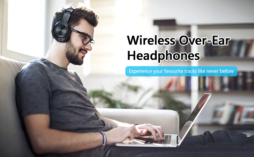  Tuitager 9S Wireless Bluetooth Headphones 
