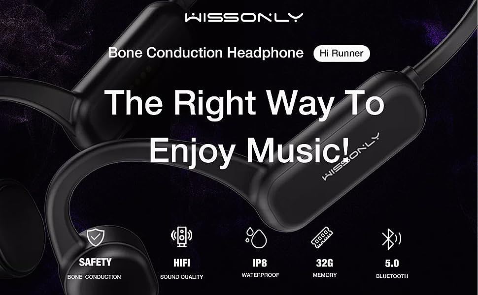  Wissonly Hi Runner Bone Conduction Headphones 
