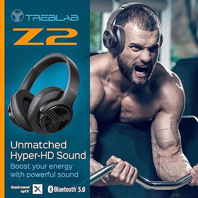  TREBLAB Z2 Bluetooth Headphones    