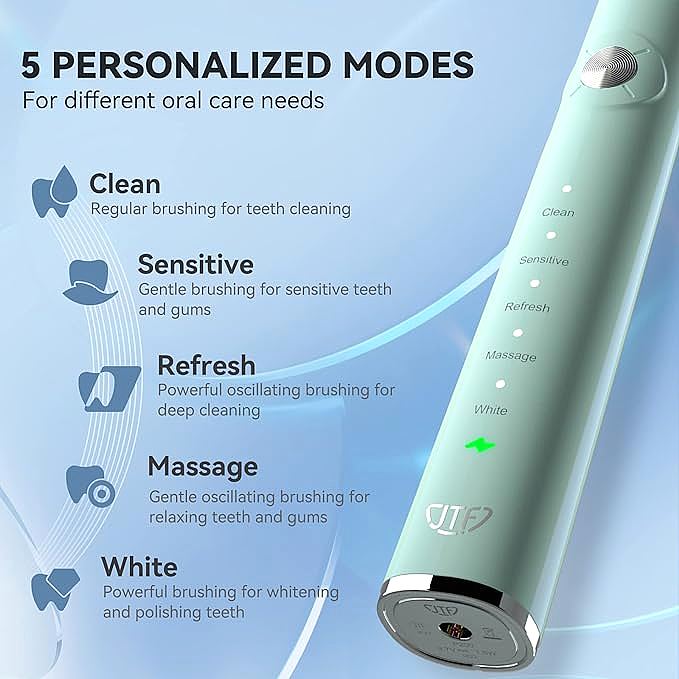  JTF P200 Sonic Electric Toothbrush  
