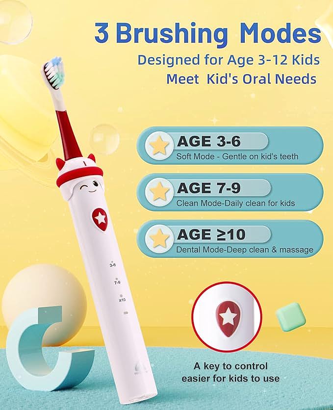  JTF Kids P600 Electric Toothbrush 