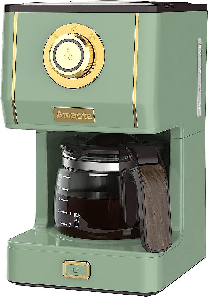 Amaste CM 1003AE Drip Coffee Machine: Retro Style Meets Modern Brewing