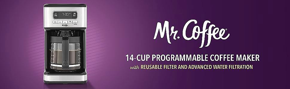  Mr. Coffee 14-Cup Programmable Coffee Maker     