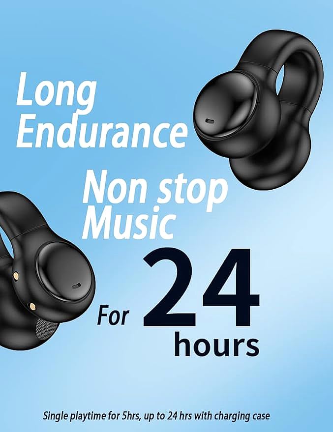  Loluka Wireless Ear Clip Earbuds 