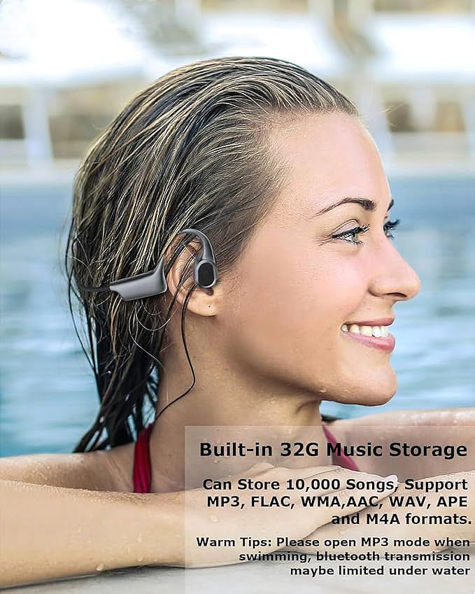  Taanimo Bone Conduction Swimming Headphones  