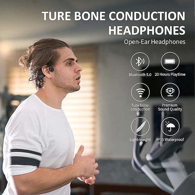  ECOAMICA HS3 Bone Conduction Headphones    