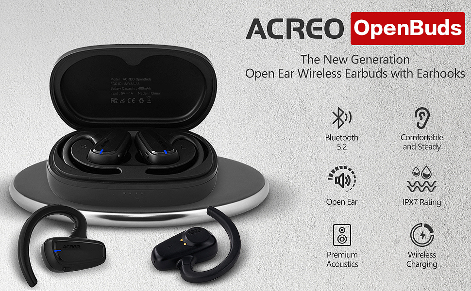  ACREO BYH-01 The Next Generation Open Ear Headphones 