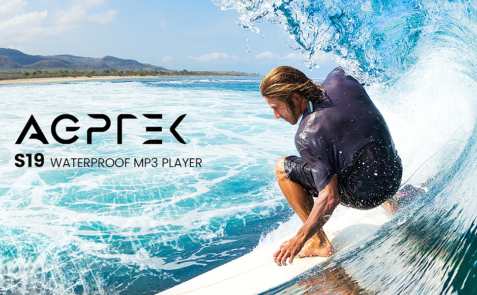 AGPTEK S19 Waterproof MP3 Player 