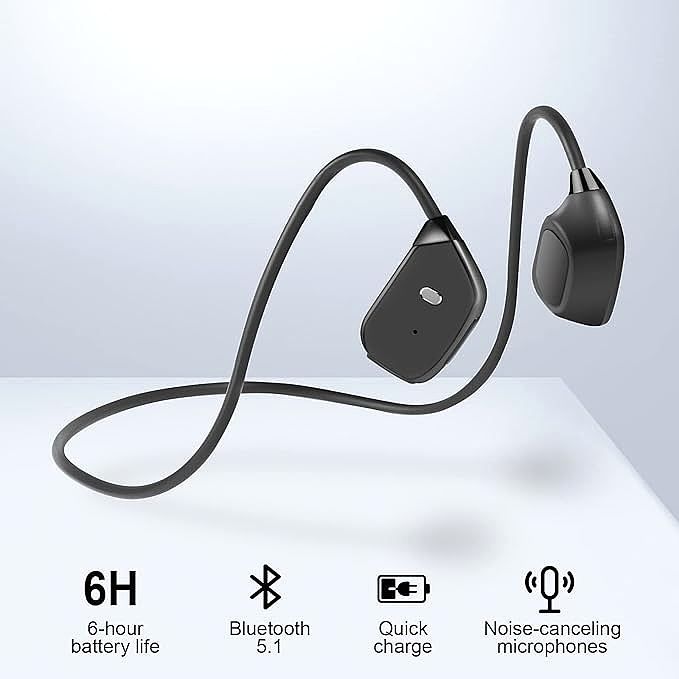  Genofo X5 PLUS Open-Ear Bone Conduction Headphone   