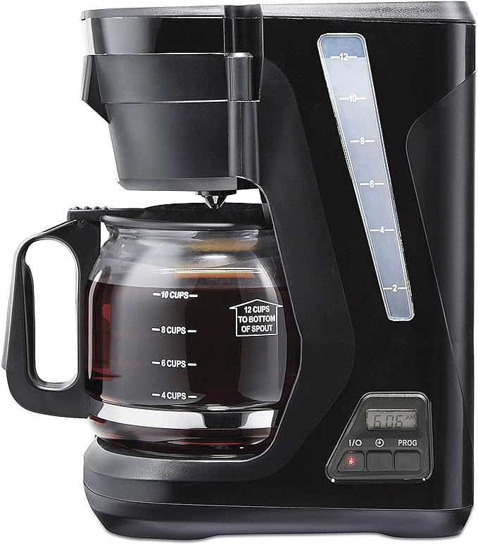 Get Your Caffeine Fix with the Space-Saving Proctor Silex 43685PS Programmable Drip Coffee Maker