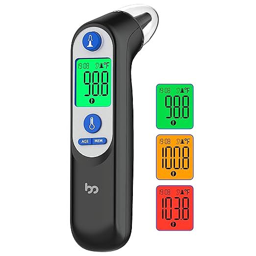 femometer family FC-IR109 Digital Ear Thermometer: Fast and Accurate for Family Health Monitoring