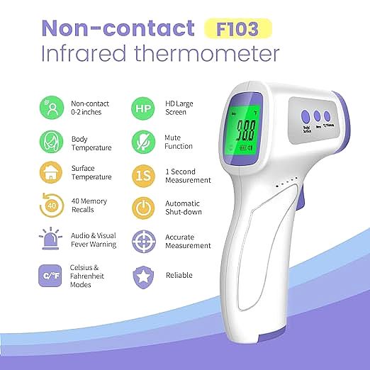 Anmeate scan F103 Touchless Forehead Thermometer  