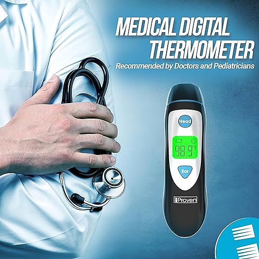  iProven DMT-489BL Ear and Forehead Thermometer   