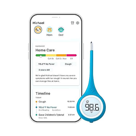 Kinsa QuickCare Smart Thermometer - A Smart and Versatile Thermometer for the Whole Family