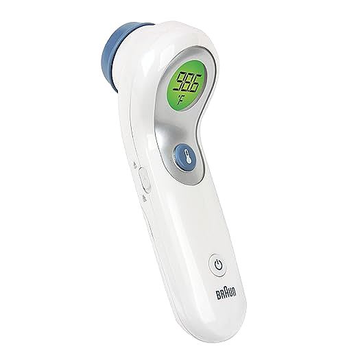 Braun BNT300US No Touch and Forehead Thermometer  - The Ideal Fever Checker for Home Use