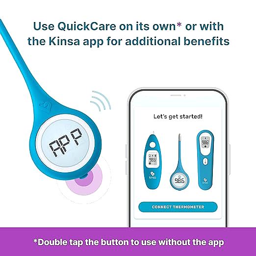  Kinsa QuickCare Smart Digital Thermometer    