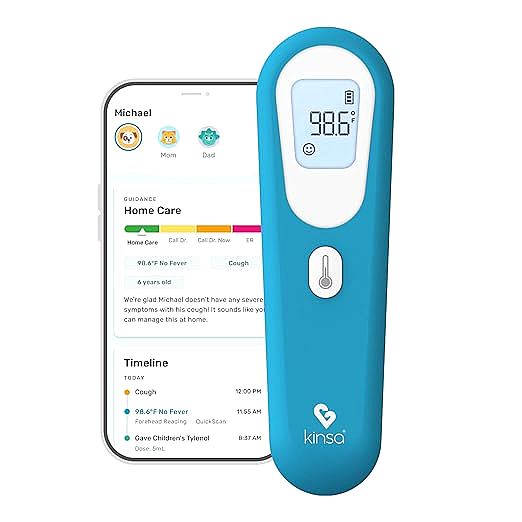 Kinsa QuickScan Smart Thermometer - A Reliable and Intelligent Health Tracker for the Whole Family