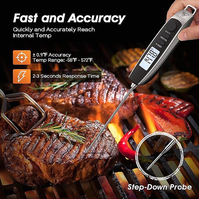  DOQAUS CP2S Digital Instant Read Meat Thermometer  
