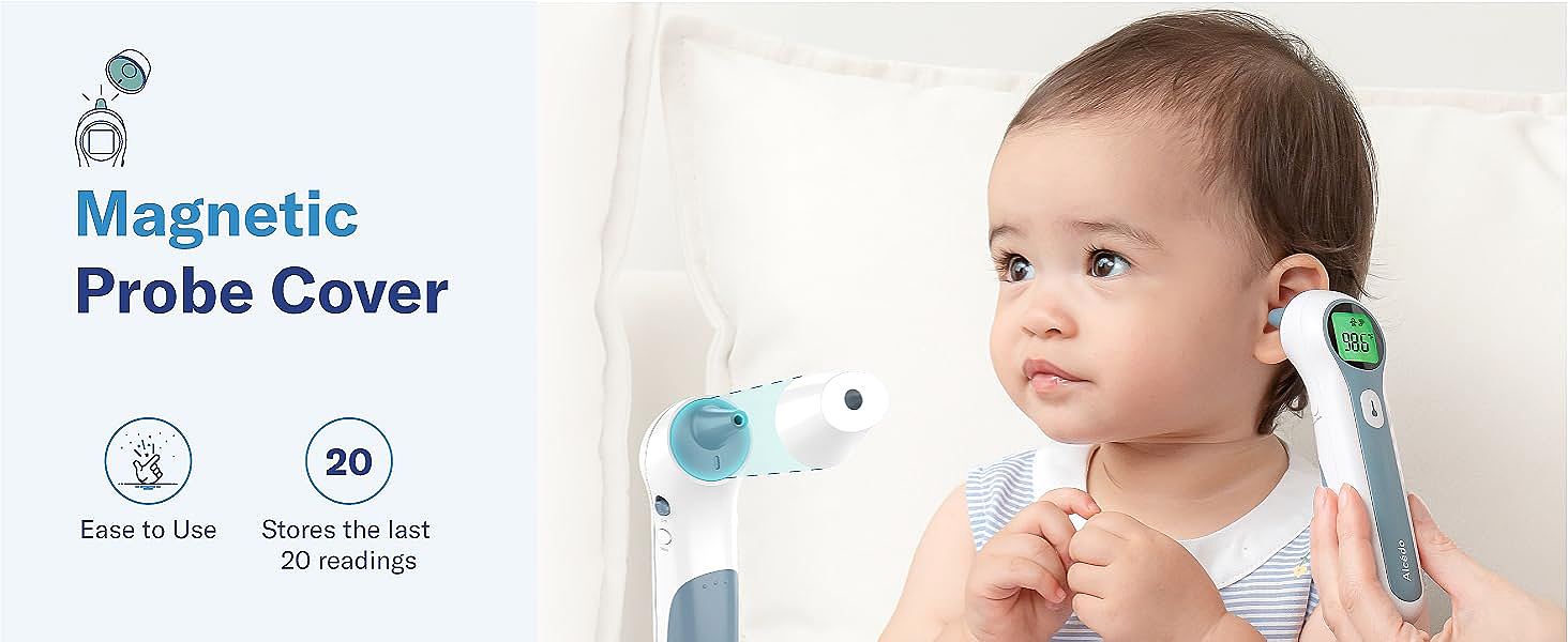  Alcedo AE174 Forehead and Ear Thermometer   