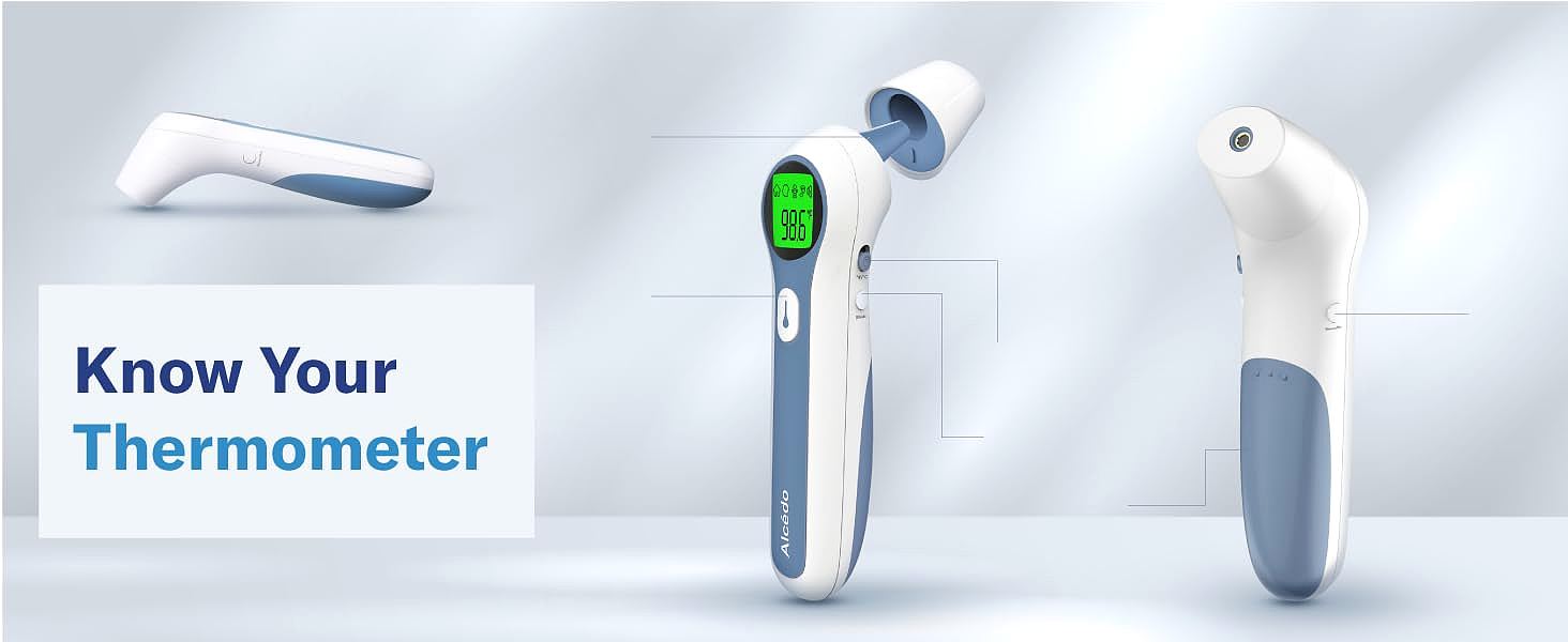  Alcedo AE174 Forehead and Ear Thermometer      