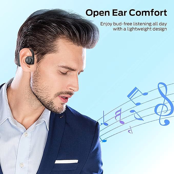   BUGANI OpenFree Open Ear Wireless Headphones 