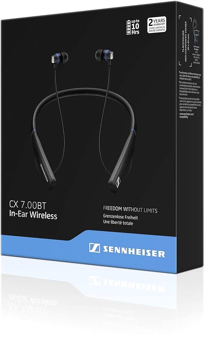  Sennheiser CX 7.00BT Wireless In-Ear Headphone       