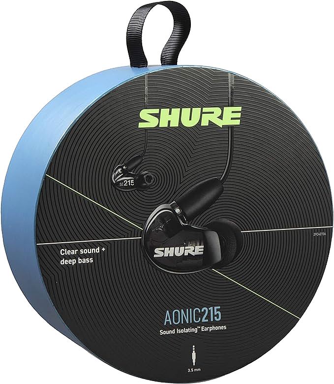  Shure AONIC 215 Wired Sound Isolating Earbuds   