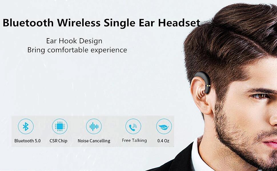  Sunffice X5 Ear Hook Wireless Headphone   