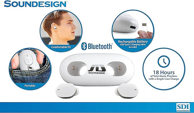  Soundesign SD-B16 Wireless Earbuds   