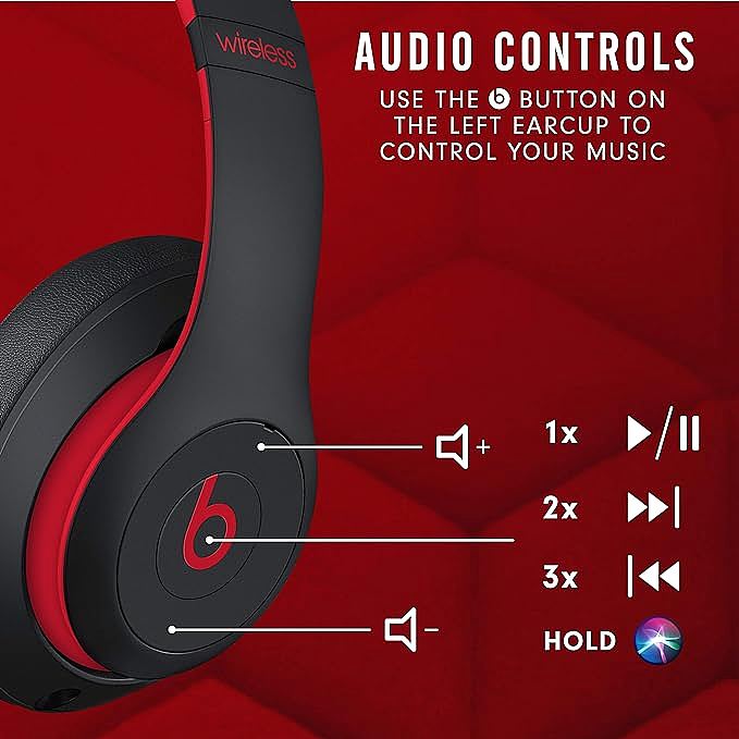 Beats Studio3 Wireless Over-Ear Headphones     
