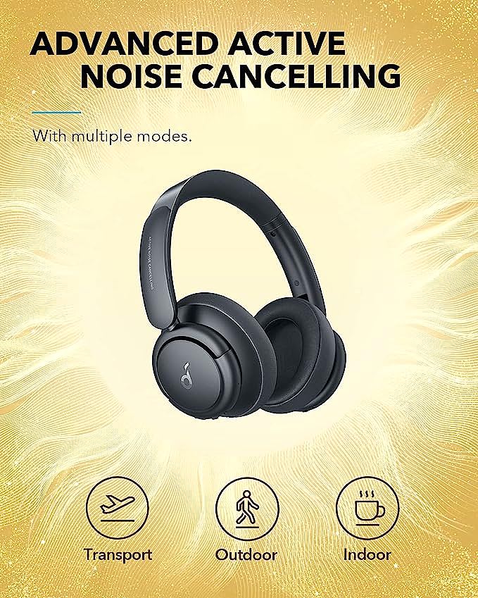  Soundcore Life Q35 Active Noise Cancelling Headphones   