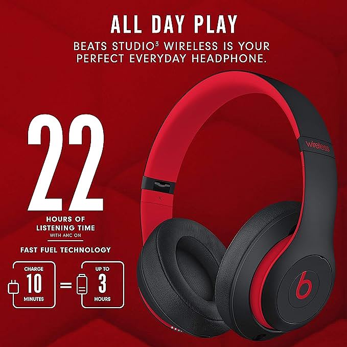  Beats Studio3 Wireless Over-Ear Headphones   