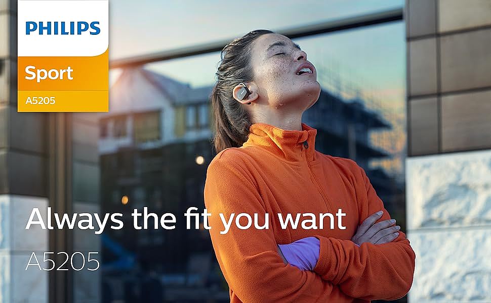  PHILIPS A5205 Wireless Sports Earbuds    