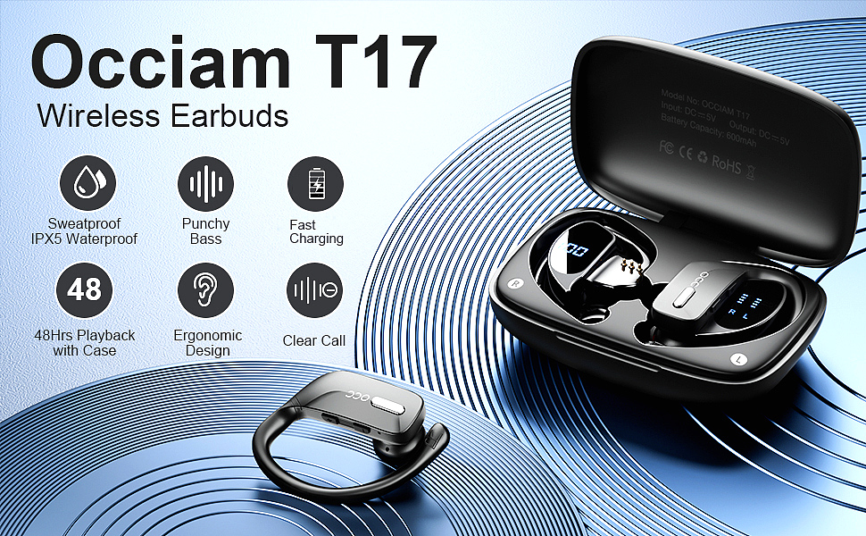  occiam T17 Wireless  Earbuds      