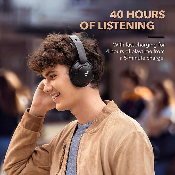  Soundcore Life Q30 Hybrid Active Noise Cancelling Headphones   