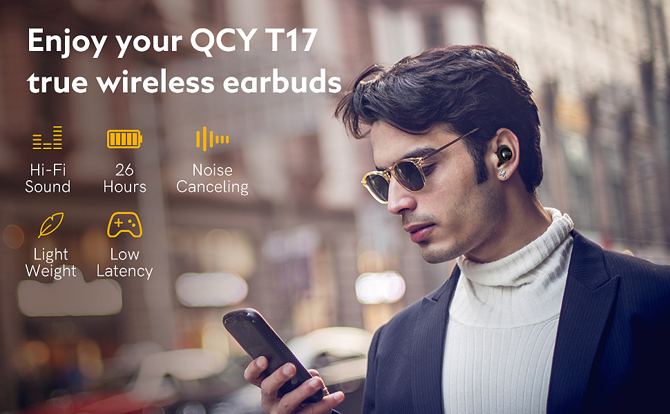  QCY T17 Wireless Earbuds      