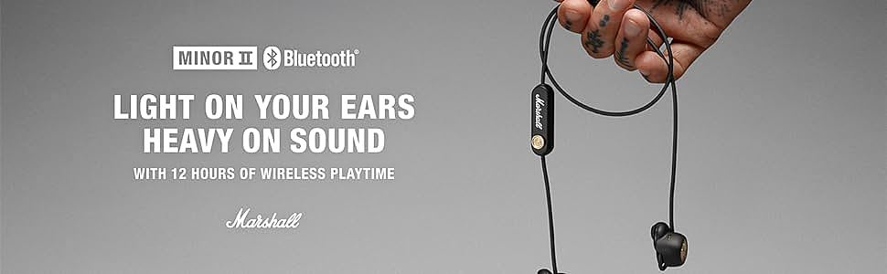  Marshall Minor II In-Ear Bluetooth Headphone    