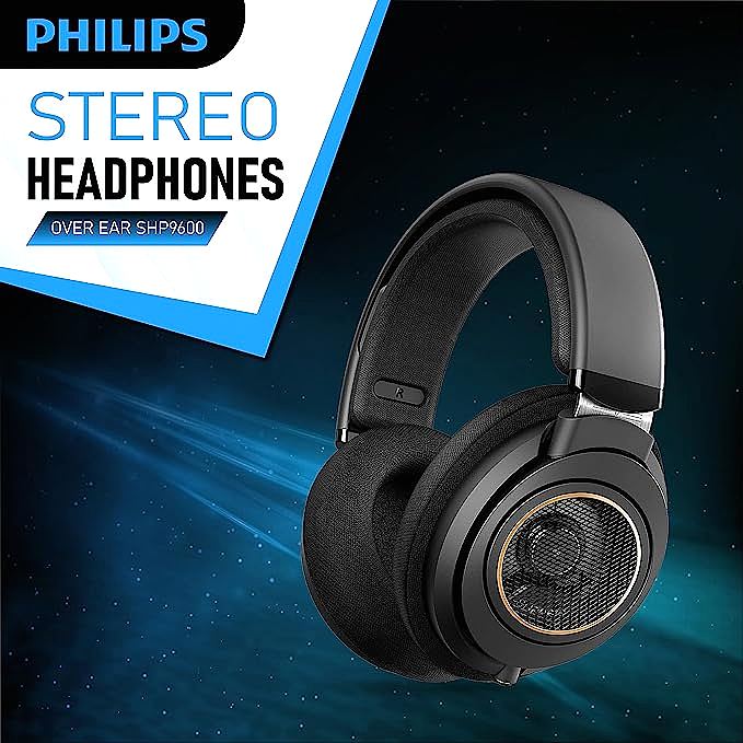  PHILIPS SHP9600 Over Ear Wired Headphones 