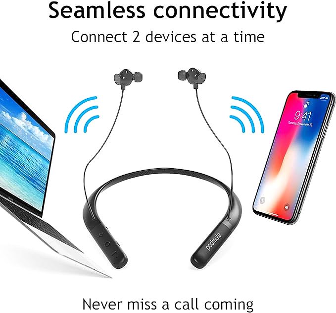  Padmate S17 Neckband Wireless Headphones 